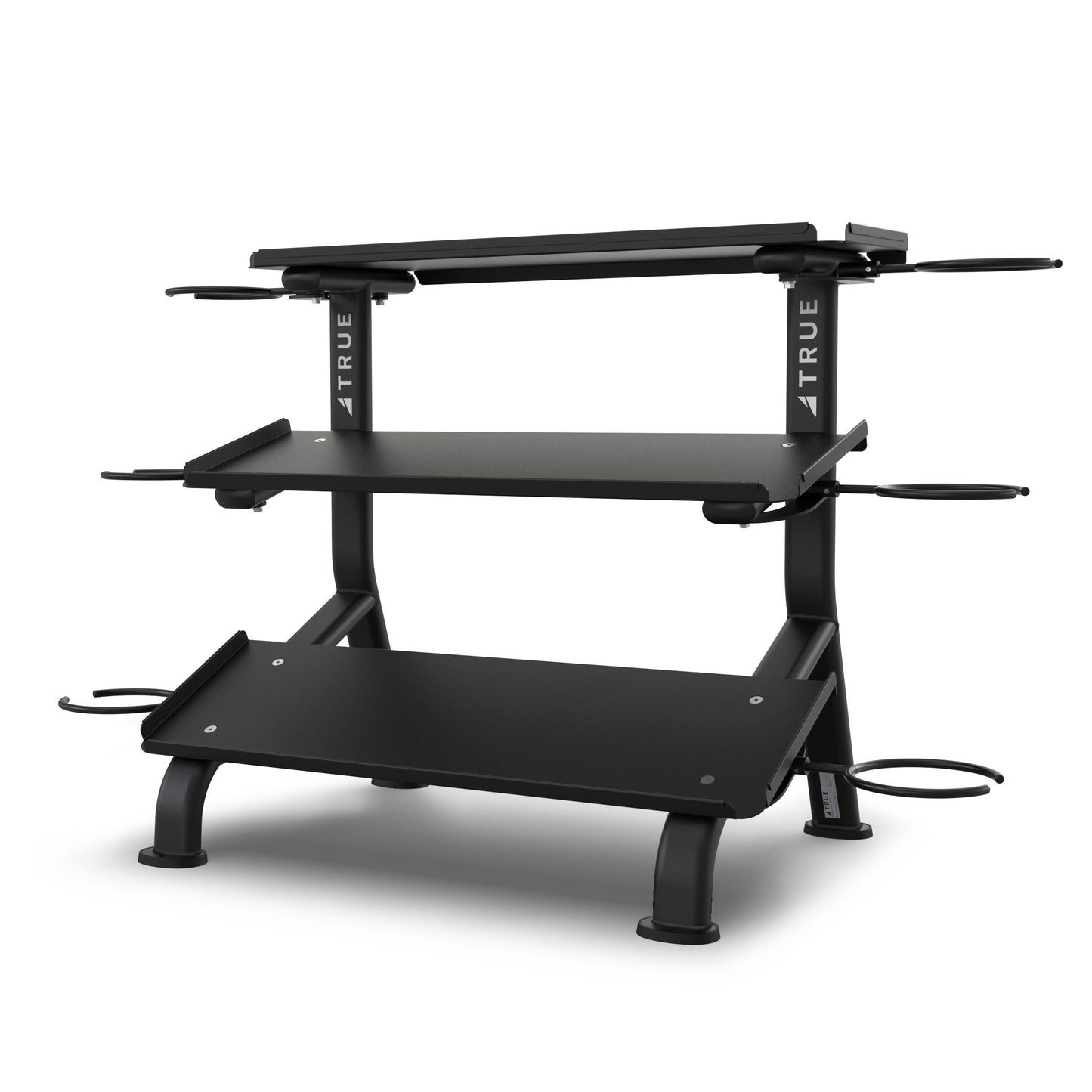 True Fitness Line 3-Tier Flat Tray Dumbbell Rack (FS-24)