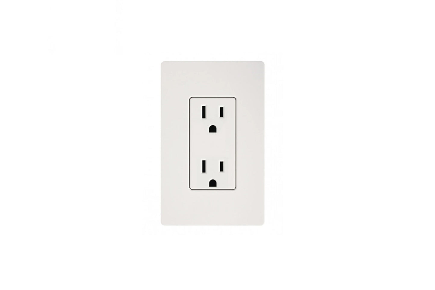 I appreciate you providing the product title, but the image shows a white electrical outlet with two receptacles on a light b