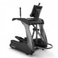 TRUE CS900 commercial elliptical with black and gray frame, digital console, dual handlebars, and foot pedals on white backgr