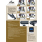 California Fitness AM3 Adaptive Motion Elliptical machine with black frame, red accents, yellow foot pedals, and digital cons