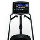 Matrix C50 Climbmill with digital touchscreen display showing workout content and controls, black frame with dual handles on 