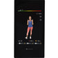 Echelon Reflect 40 smart fitness mirror displaying workout class with female instructor in blue tank top and coral leggings o