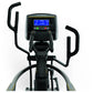 Matrix A50 Elliptical Ascent Trainer with blue digital display, black frame, and dual handles on white background