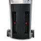 Freemotion Genesis G624 dual cable crossover machine with black panels, dual red adjustment knobs, and numbered weight stacks