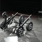 Hammer Strength multi-squat machine with black weight plates and silver metal frame on gym floor