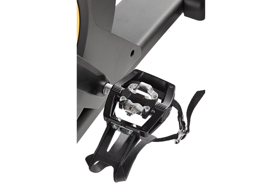 Hoist Lemond Series Elite Cycle Bike pedal and crank mechanism shown in close-up detail on white background