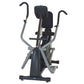 Inspire Fitness CS2.5 cardio strider with gray frame, black seat and handlebars, on white background