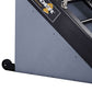 Jacobs Ladder 2 climbing machine with gray steel frame and black stepping treads, angled view on white background