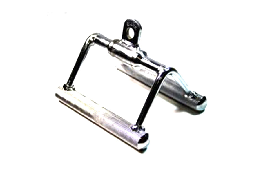 Warrior Revolving Solid Row and Chinning Attachment with polished chrome and black handles on white background