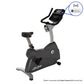 Life Fitness C1 Lifecycle upright exercise bike with black and gray frame, digital display console, and Apple Watch connectiv