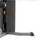 Life Fitness G2 home gym with black and gray frame, adjustable weight stack with orange selector pin, and gray footplate on w