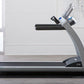 Life Fitness T5 treadmill with gray frame and black running belt in home office setting