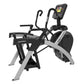 Life Fitness Club Series Total Body Arc Trainer elliptical with black and silver frame, dual handles, and digital display mon