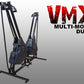 Marpo VMX black dual rope trainer with multi-mode functionality, displayed on gray background