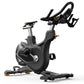 Matrix CXP indoor training cycle with black frame, gray accents, adjustable seat and handlebars on white background