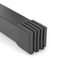 Nüobell adjustable dumbbell stand in black with single-legged design and slot openings, shown on white background