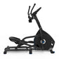 Black Nautilus E616 elliptical machine with dual handles, foot pedals, and digital display on white background