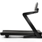 Black NordicTrack 1750 commercial treadmill with digital display console and adjustable incline, shown on white background