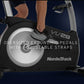 NordicTrack Commercial VU 29 upright exercise bike with black frame, white pedal wheel, and oversized ergonomic pedals with a