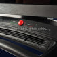 NordicTrack 2450 commercial treadmill console with red start button, black control panel, and "Work Hard Stay Cool" messaging