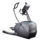 Octane Fitness LX8000 LateralX elliptical machine with gray and black body, handles, and footplates on white background