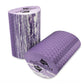 Purple SmartRoller Convex foam roller with textured surface and brand label, shown with cylindrical packaging on white backgr