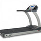 TRUE PS900 treadmill with gray uprights, black running deck, and digital display console on white background