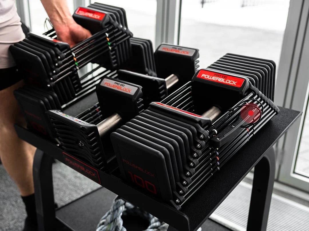 PowerBlock Commercial Pro Series 90: Adjustable Dumbbells