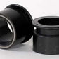 Black quick-release weightlifting collars with metal locking ring, shown as pair on white background
