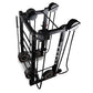 Black and gray Ropeflex RX2100 rope trainer with dual weighted pulleys and adjustable arms on white background
