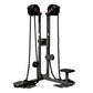 Ropeflex RX2500-D dual station rope trainer with black metal frame, two rope handles, digital display, and adjustable seat on