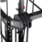 Ropeflex RXPRO2 rope trainer attachment with black braided nylon rope coiled on metal frame, mounted on white background