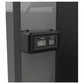 Black digital timer and rep counter mounted on TRUE SPL-0700 Seated Shoulder Press machine frame