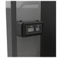 Black digital timer and rep counter display mounted on TRUE SPL-1100 Lat Pulldown machine