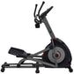 Schwinn 430 elliptical machine with black frame, gray flywheel, red accents, and dual handles on white background