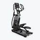 Schwinn 490 elliptical machine with black frame, dual foot pedals, moving arms, and digital console display on white backgrou