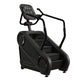 Black StairMaster Gauntlet 4G StepMill with digital display console and handrails on white background