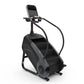 Black StairMaster Gauntlet 8G StepMill with digital display console and handrails on white background