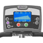 StairMaster SM3 StepMill console with blue digital display showing stats, control buttons, and black handlebar on white backg