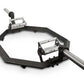 Warrior Super Hex Trap Bar with rotating handles, black and silver metal construction, shown on white background