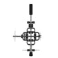 TRUE TMS4000 single modular quad frame with black handles, metal pedals, and cross-shaped base on white background