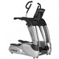 TRUE ES700 elliptical machine with silver and black frame, dual handles, and digital display on white background