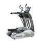 TRUE ES900 elliptical machine with gray and black frame, digital display console, and dual moving handles on white background