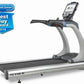 TRUE ES900 commercial treadmill with black running deck, gray frame, digital display console, and Treadmill Doctor Best Buy A