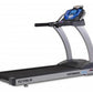 TRUE Performance 300 treadmill with blue digital display console, black running belt, and silver frame on white background