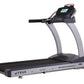 TRUE Performance 800 treadmill with black running deck, gray frame, digital display console, and cushioned handrails on white