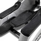 TRUE Performance 300 elliptical machine with silver frame, black textured foot pedals and handlebars on white background