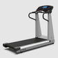 True Z5.0 treadmill with black belt and gray frame, blue digital console display, and black handles on white background