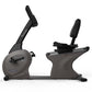 Vision R60 recumbent exercise bike with gray frame, black upright handles, and digital display on white background