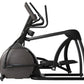 Vision S600E suspension elliptical with black frame, dual handles, and large elliptical pedals on white background